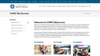 MySuccess – University of Hawaii Maui College