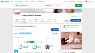 Universal Health Services Reviews | Glassdoor