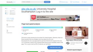 Access uhs-vle.co.uk. University Hospital Southampton: Log in to the site