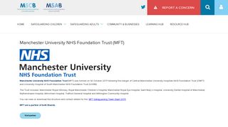 Manchester University NHS Foundation Trust (MFT) - Manchester ...
