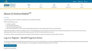 About UI Online Mobile - EDD - CA.gov