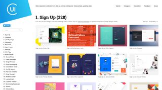 Sign Up - Collect UI - Daily inspiration collected from daily ui archive ...
