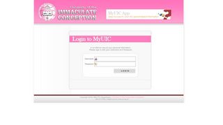 Login - University of the Immaculate Conception