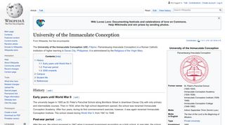 University of the Immaculate Conception - Wikipedia