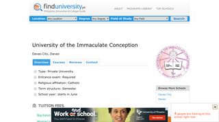 University of the Immaculate Conception | FindUniversity.ph