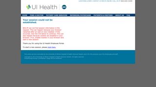 BIG-IP logout page - UI Hospital Employee Portal