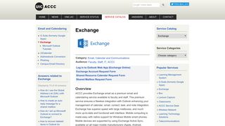 Exchange | Academic Computing and Communications ... - UIC ACCC