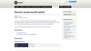 How do I access my.UIC portal? | Academic Computing and ...