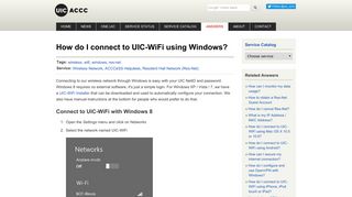How do I connect to UIC-WiFi using Windows? | Academic Computing ...