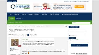 What is the Easiest CE Provider? | Page 7 - Insurance Forums