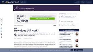 How does UIF work? - Moneyweb