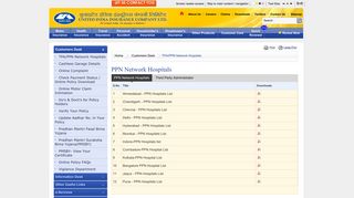 TPA/PPN Network Hospitals | UIIC - United India Insurance