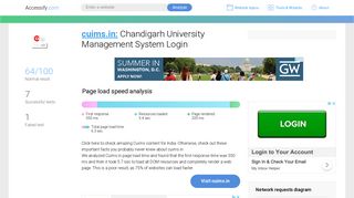 Access cuims.in. Chandigarh University Management System Login