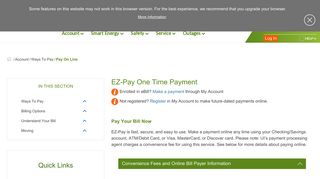 EZ-Pay One Time Payment