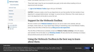 WebTools Toolbox – Office of Web Services - University of Illinois ...