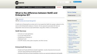 What is the difference between NetID and Enterprise ID? | Academic ...