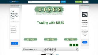 Trading with UISES. UISES is our broker LOGIN Rules and ...