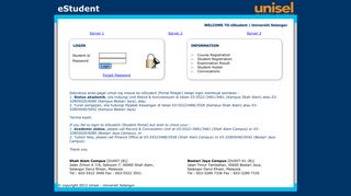 Student Portal | UNISEL
