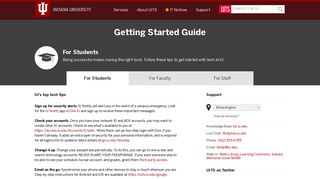 Getting Started Guide | University Information Technology ... - UITS