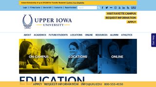 Upper Iowa University | Undergraduate & Graduate Programs - Upper ...