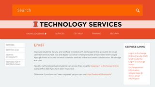 Email | Technology Services at Illinois