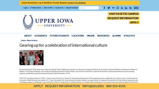 International Week 2016 - Upper Iowa University