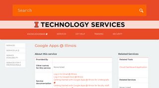 Google Apps @ Illinois | Technology Services at Illinois