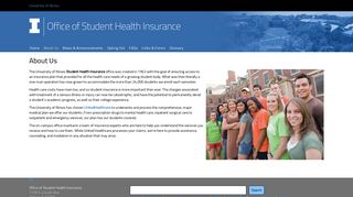 University of Illinois – Office of Student Health Insurance – About Us