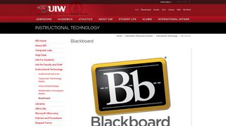 Blackboard - UIW.edu