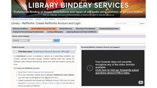 Create RefWorks Account and Login - Library - RefWorks - LibGuides ...