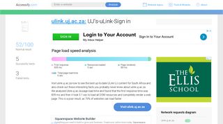 Access ulink.uj.ac.za. UJ's-uLink-Sign in