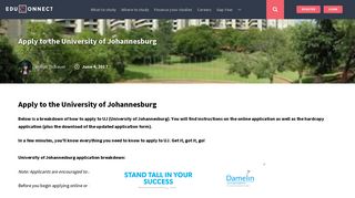 Apply to UJ (University of Johannesburg) | ONLINE | EduConnect