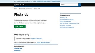 Find a job - GOV.UK
