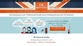 Best Custom Essay Writing Service for UK Students