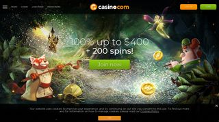 Casino.com - Online Casino | $/€400 Welcome Bonus