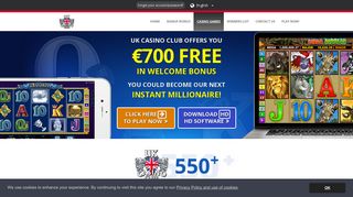 Featured Top Online Casino Games at UK Casino Club Mobile