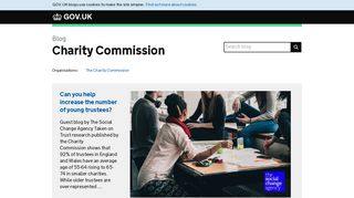 Charity Commission - GOV.UK blogs