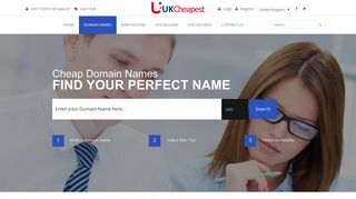 Cheap domain names - Register domain names | UK Cheapest