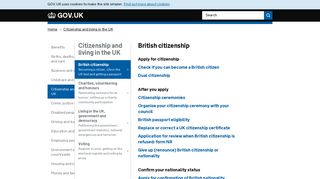British citizenship - GOV.UK