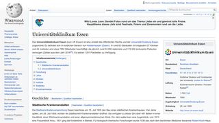 Universitätsklinikum Essen – Wikipedia