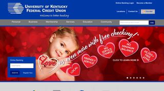 University of Kentucky Federal Credit Union: Welcome to Better Banking