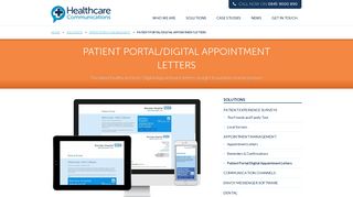 Patient Portal/Digital Appointment Letters | Healthcare Communications