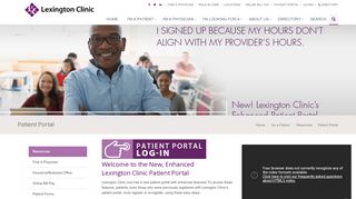 Patient Portal - Lexington Clinic