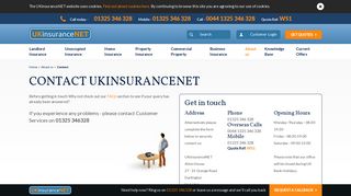 Contact | UKinsuranceNET