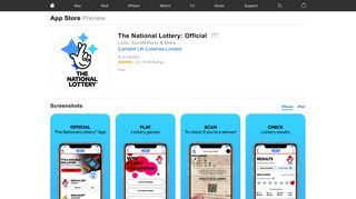 The National Lottery: Official on the App Store - iTunes - Apple