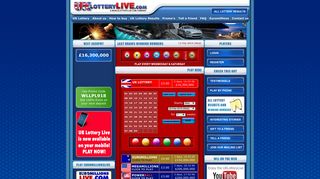 UK Lottery Live | UK Lottery Results - UK National Lottery tickets sold ...