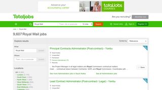 Royal Mail Jobs, Careers & Recruitment - totaljobs
