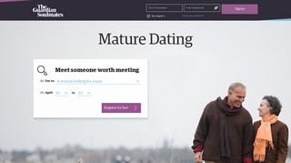 Mature Dating UK | Mature Singles | Guardian Soulmates