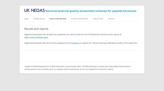 Results and reports | UK NEQAS [Edinburgh]