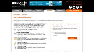 Register - Over 100000 UK jobs listed daily – UK Staff Search - UK ...